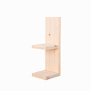 Second level of Raw treated pine extendable wall plate and shelf