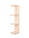 Fourth level of Raw treated pine extendable wall plate and shelf