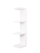 Fourth level of White treated pine extendable wall plate and shelf