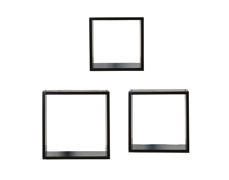 Black MDF Multi-Cube Shelves