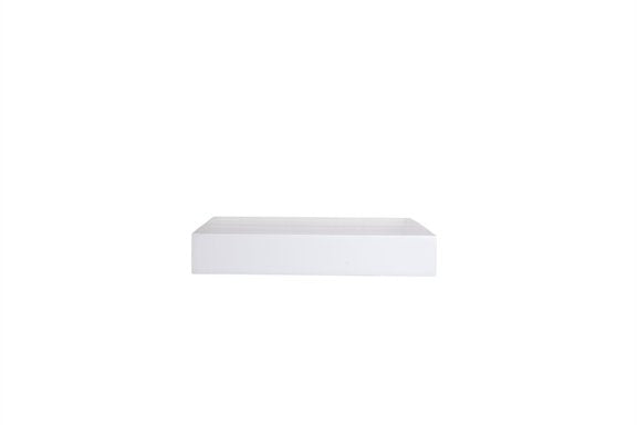 Small floating shelf in white